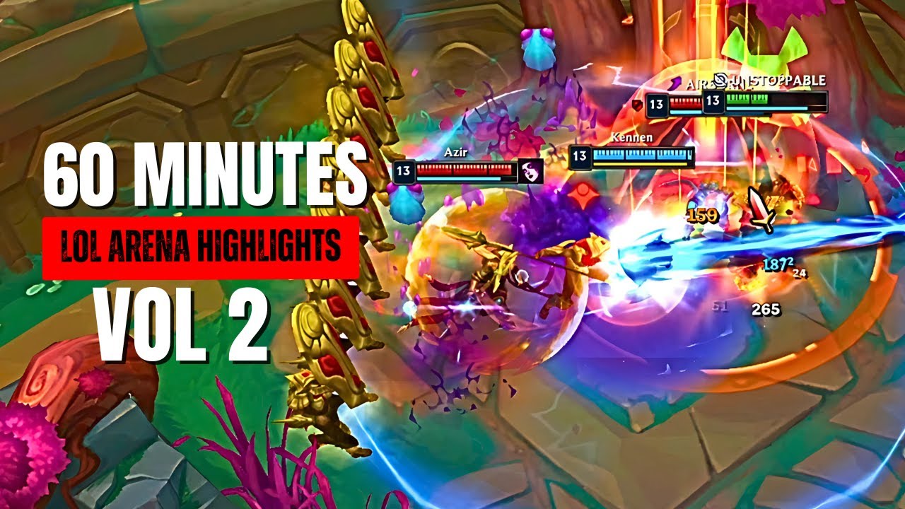 Insane One Shots + Outplays LOL Arena Highlights – (Vol. 2)