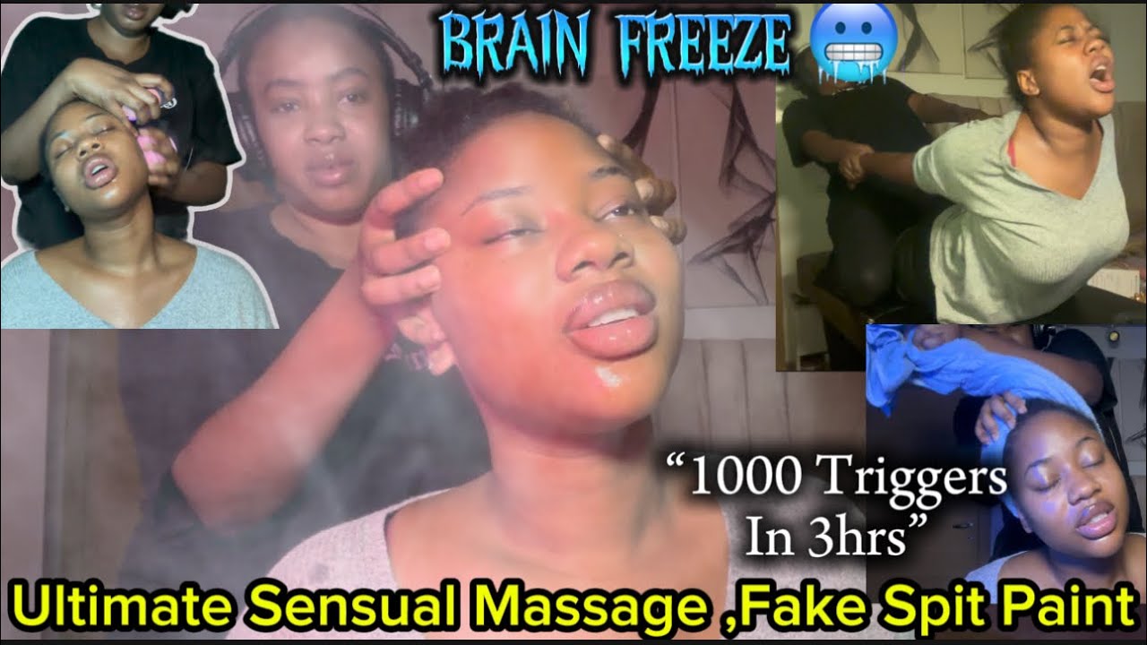 ASMR:3 Hours Intense Head Massage,Body Resculpturing With Different Tools,Hair Plating,FabricScratch