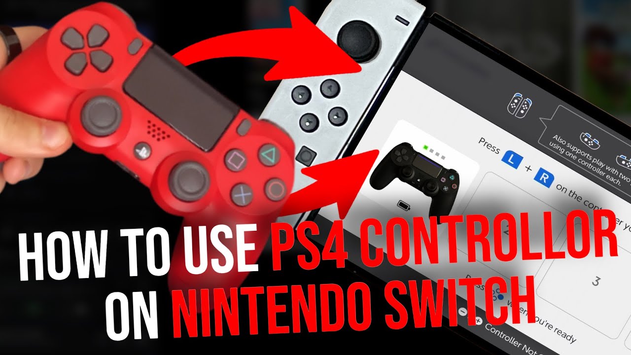 How to use Ps4 controllor on Nintendo Switch (2025)