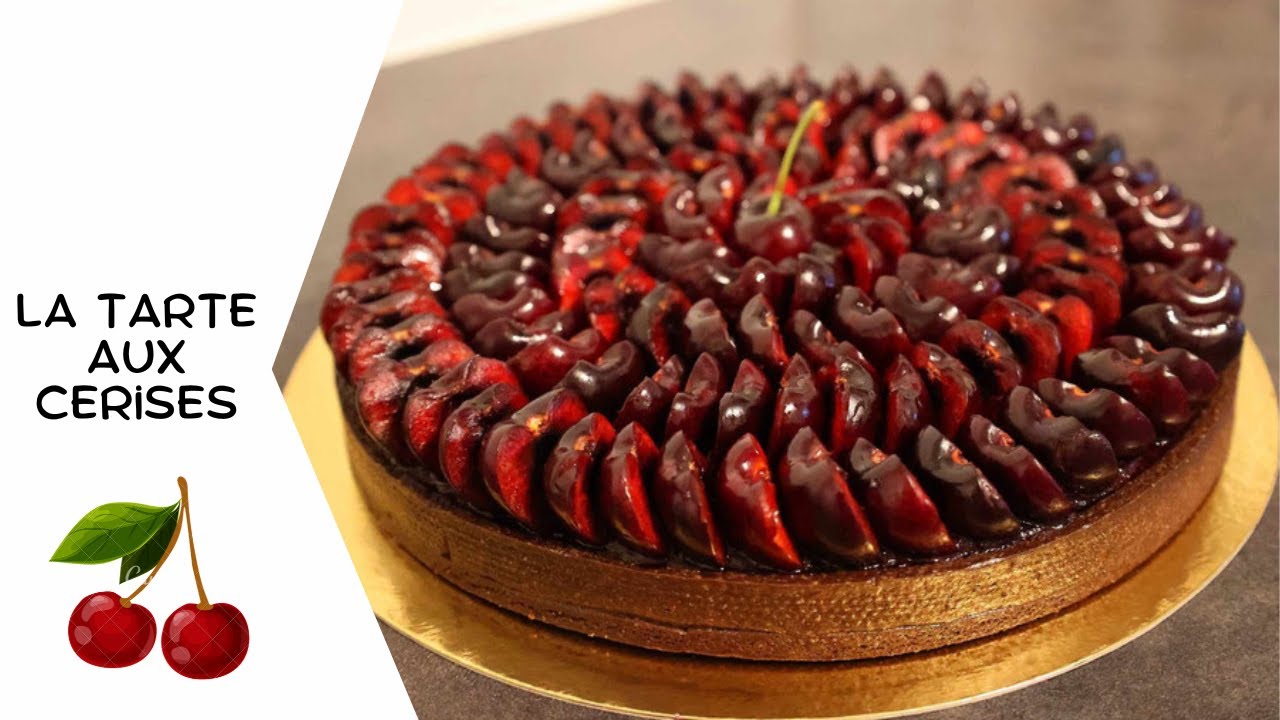 La tarte à la cerise et crème de pistache