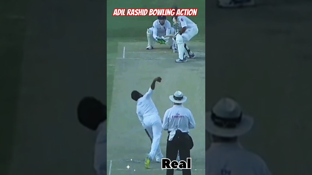 Adil Rashid Real vs Game Bowling Action Real cricket 22 Game Play 🔥🔥