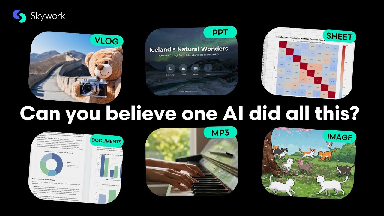 Your Full Office Team in One AI: Research, Design & Deliver! | Skywork Super Agents