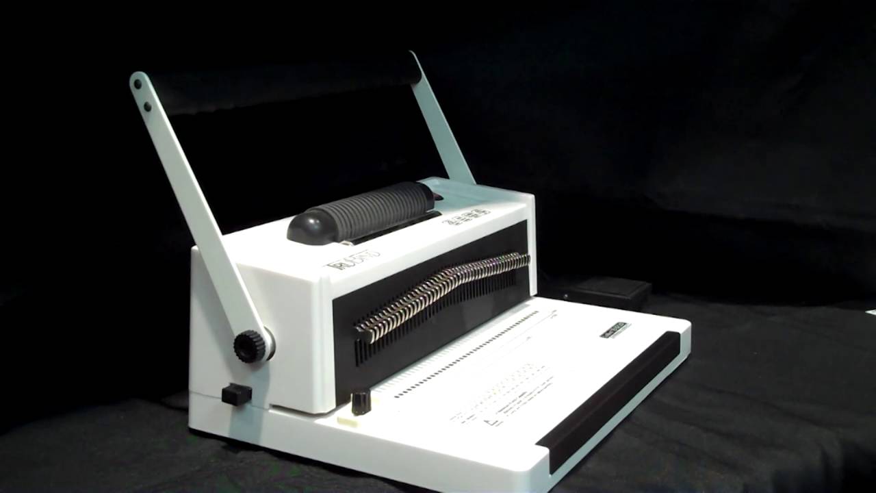 TruBind TB-S20AP Coil Binding Machine with Electric Coil Inserter & Foot Pedal