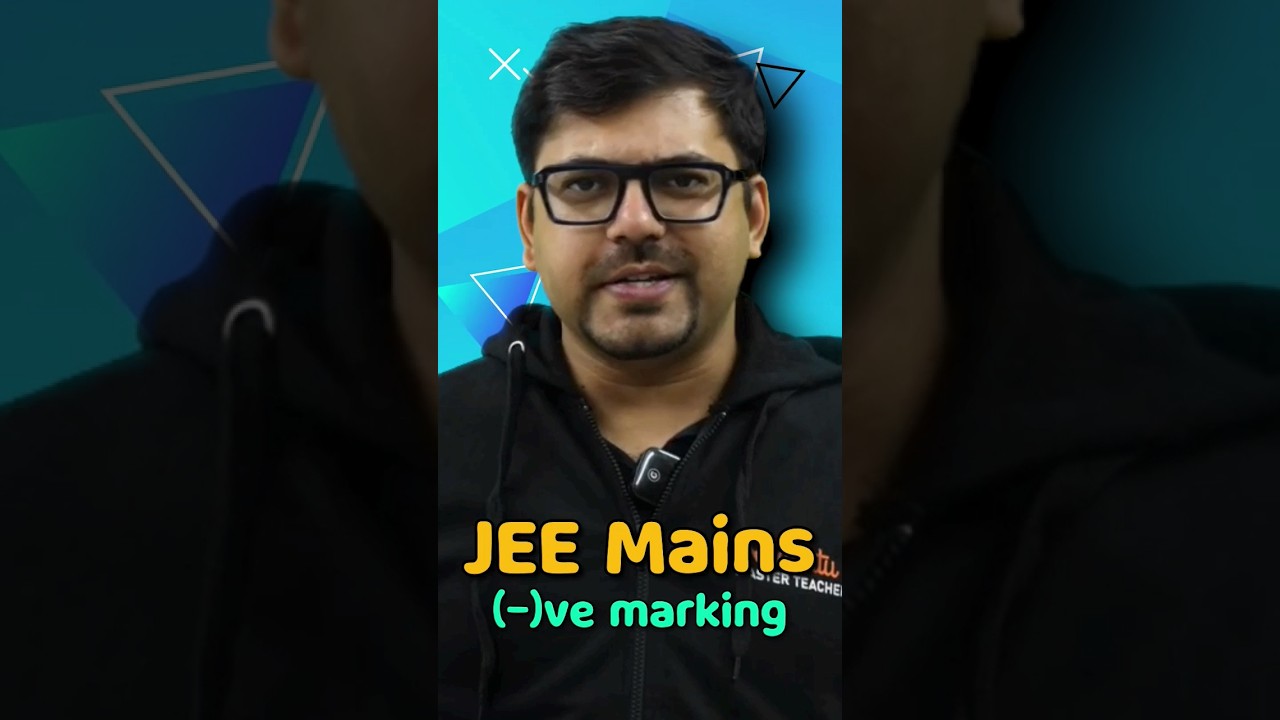 JEE Exam: Negative Marking Explained✅✅#shorts #jee #jeemains #jee2024 #negativemarking #iit #ittjee