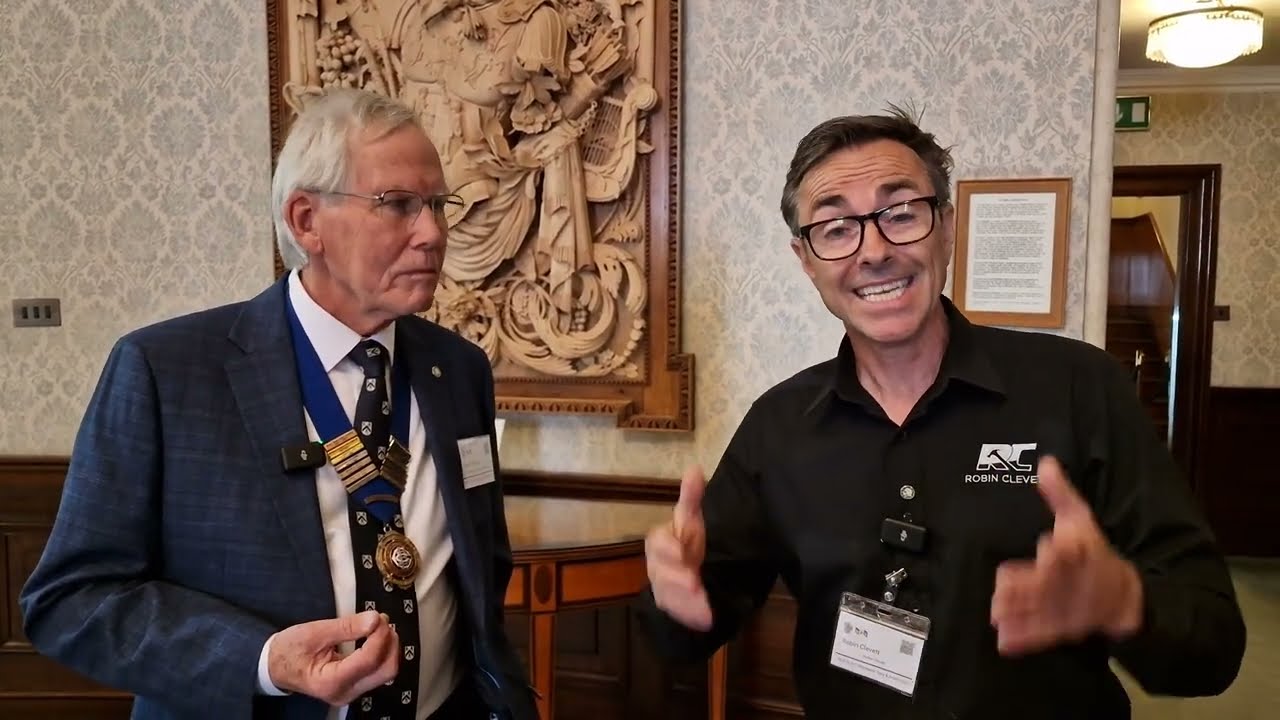 Carpenters Hall in London. Chippie Chat with the President