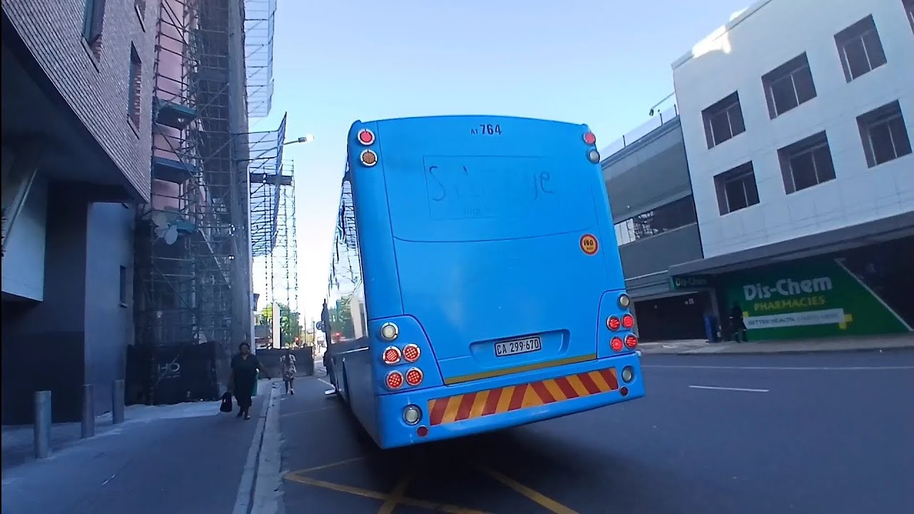 Bus Ride On Sibanye Bus AT764 From Observatory To Claremont | 2016 MAN Lion's Explorer G1 Bus Ride