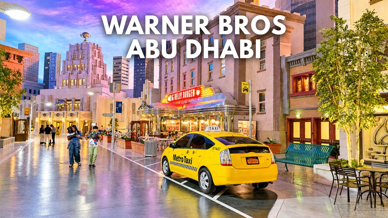 Inside Warner Bros World Abu Dhabi 🇦🇪 | Full Indoor Walking Tour