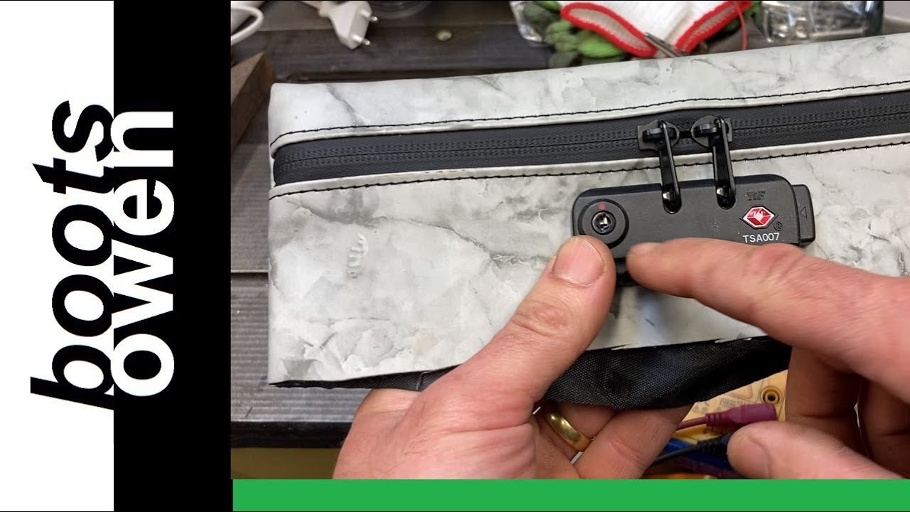 FIREDOG Smell Proof Bags with Combination Lock. Opened with a scissors!