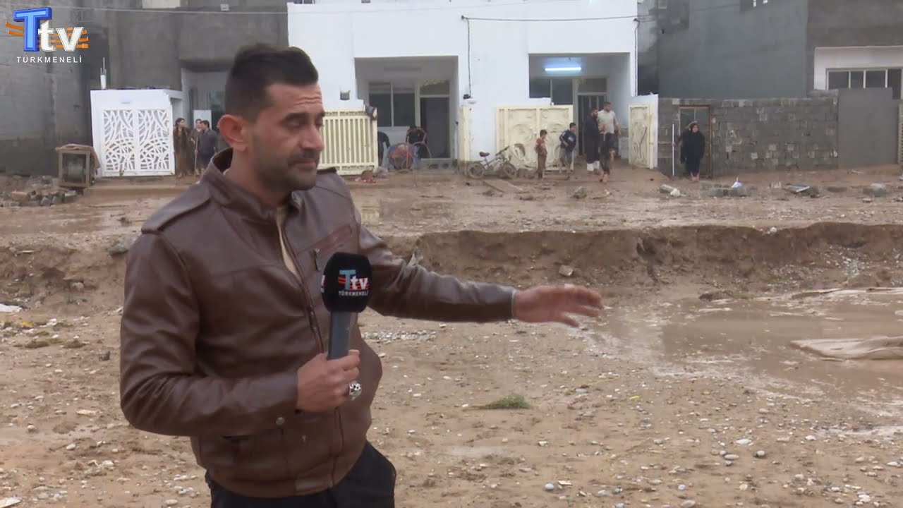 Şiddetli Yağmur ve Sel Felaketi Erbil’i Felç Etti