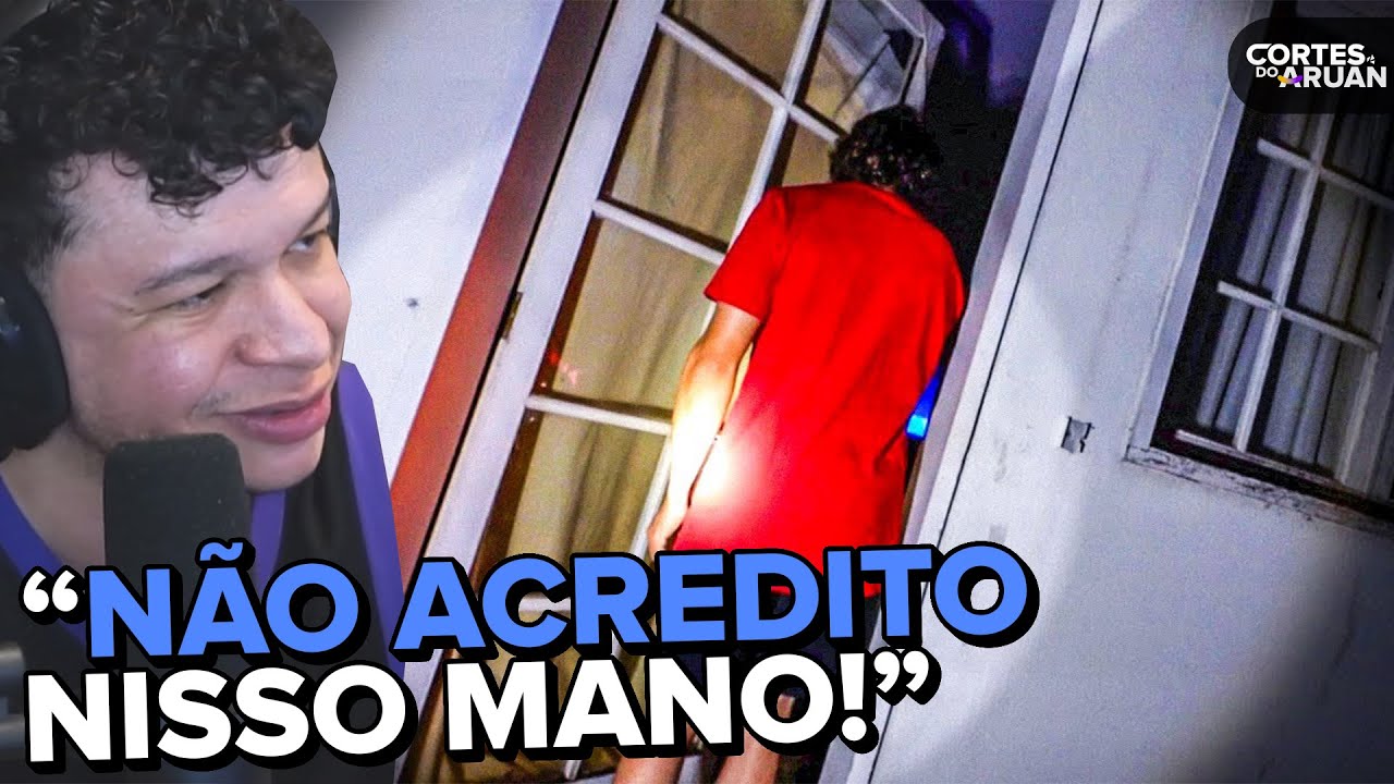 ARUAN REAGE: FLAGREI O RENAN SONÂMBULO ENTRANDO DENTRO DA CASA DO CASEIRO (RENATO GARCIA)