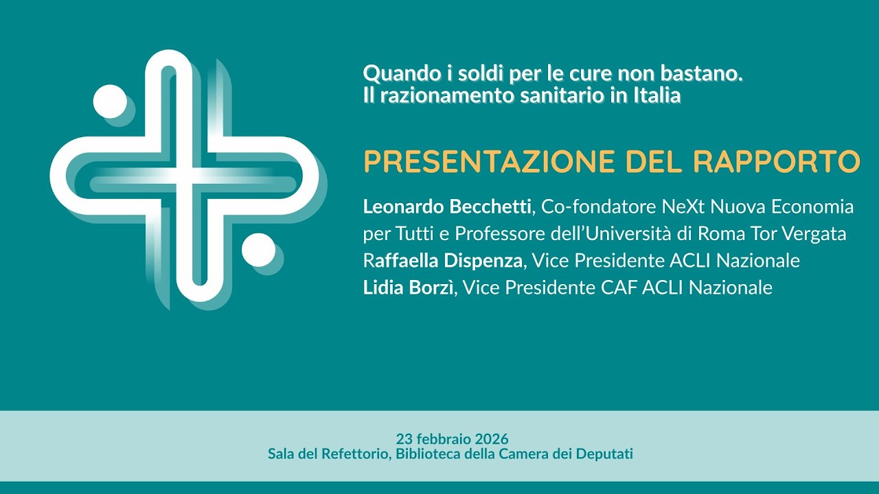 “Quando i soldi per le cure non bastano – Il razionamento sanitario in Italia” (Seconda parte)