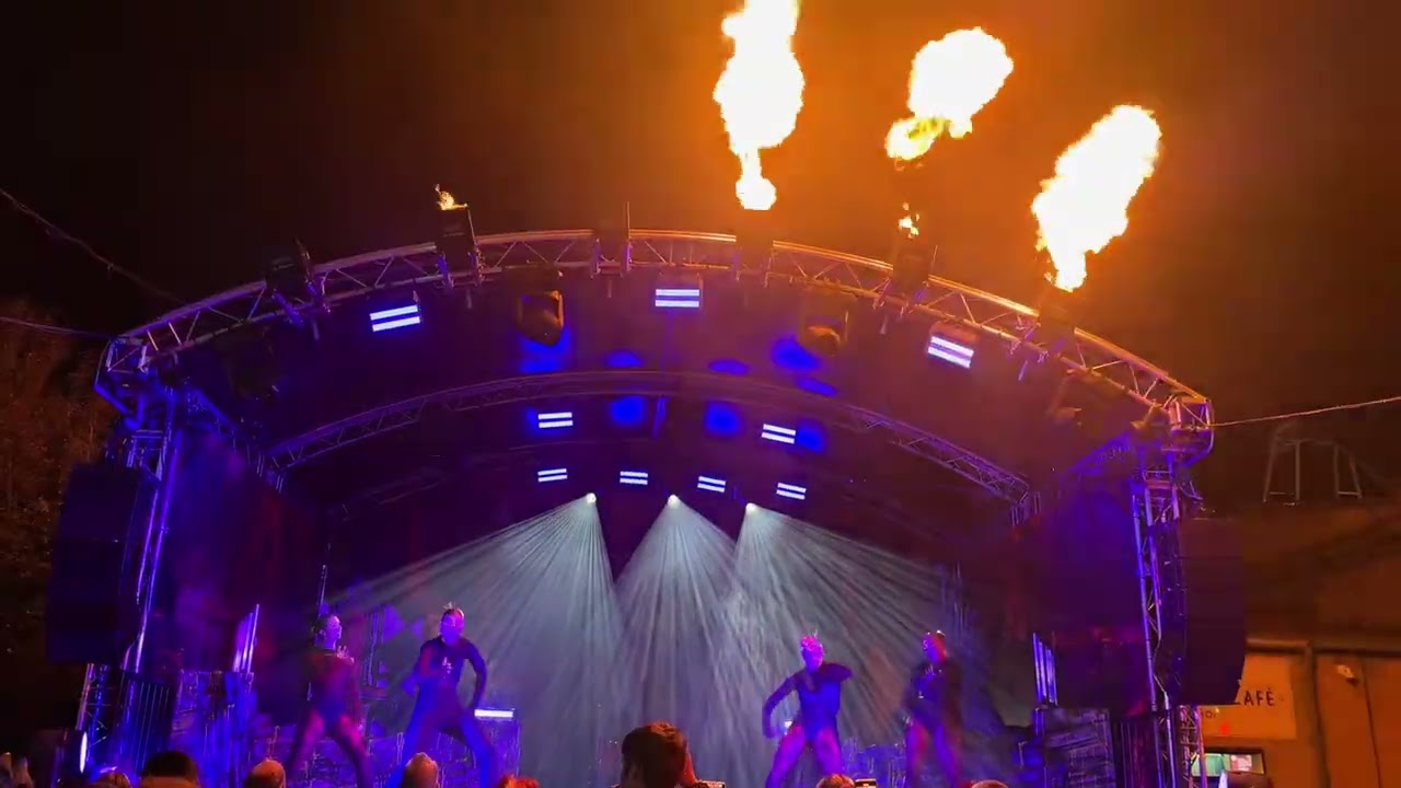Thorpe Park Fright Nights 2024 - Lucifer’s Lair Fire Show