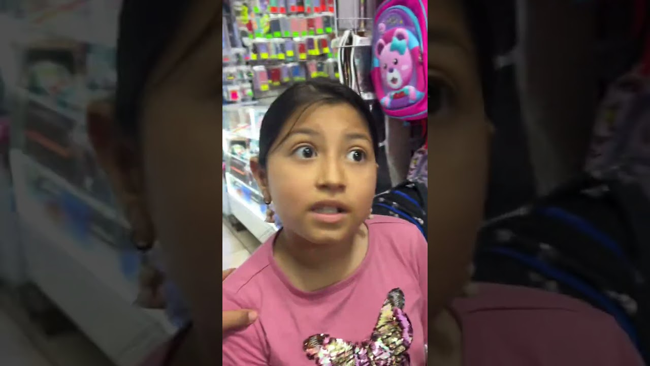 Comprando mochilas para mis princesas🥰🥰🫶