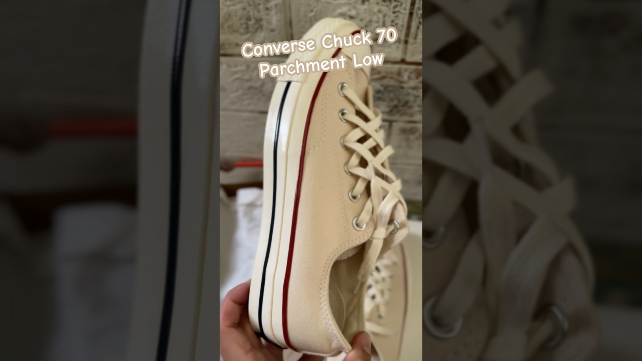Converse Chuck 70 | Parchment Low #conversechucktaylor #conversechuck70 #converseshoes