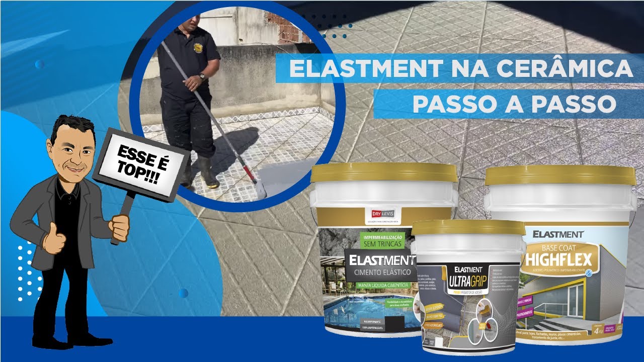 ELASTMENT DIRETO NA CERÂMICA? IMPERMEABILIZAÇÃO COMO VOCÊ NUNCA VIU - ESSE É TOP!