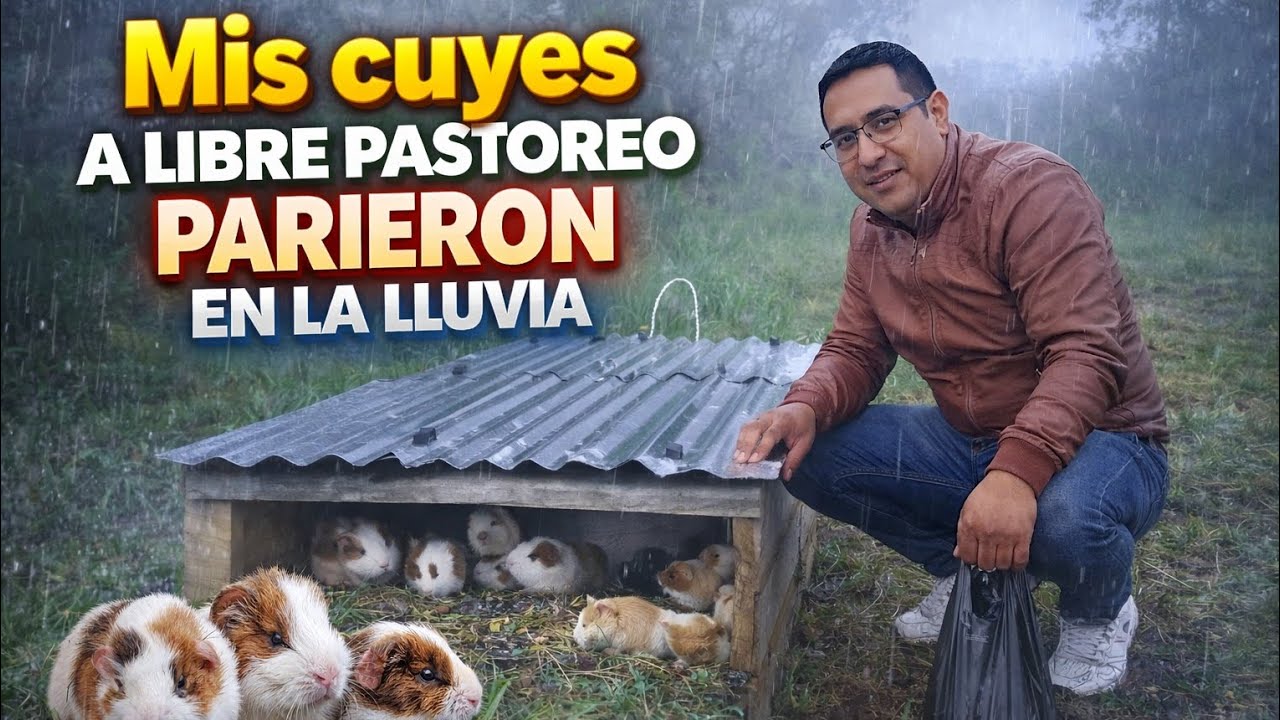 Cuyes paren en pleno invierno en el páramo 