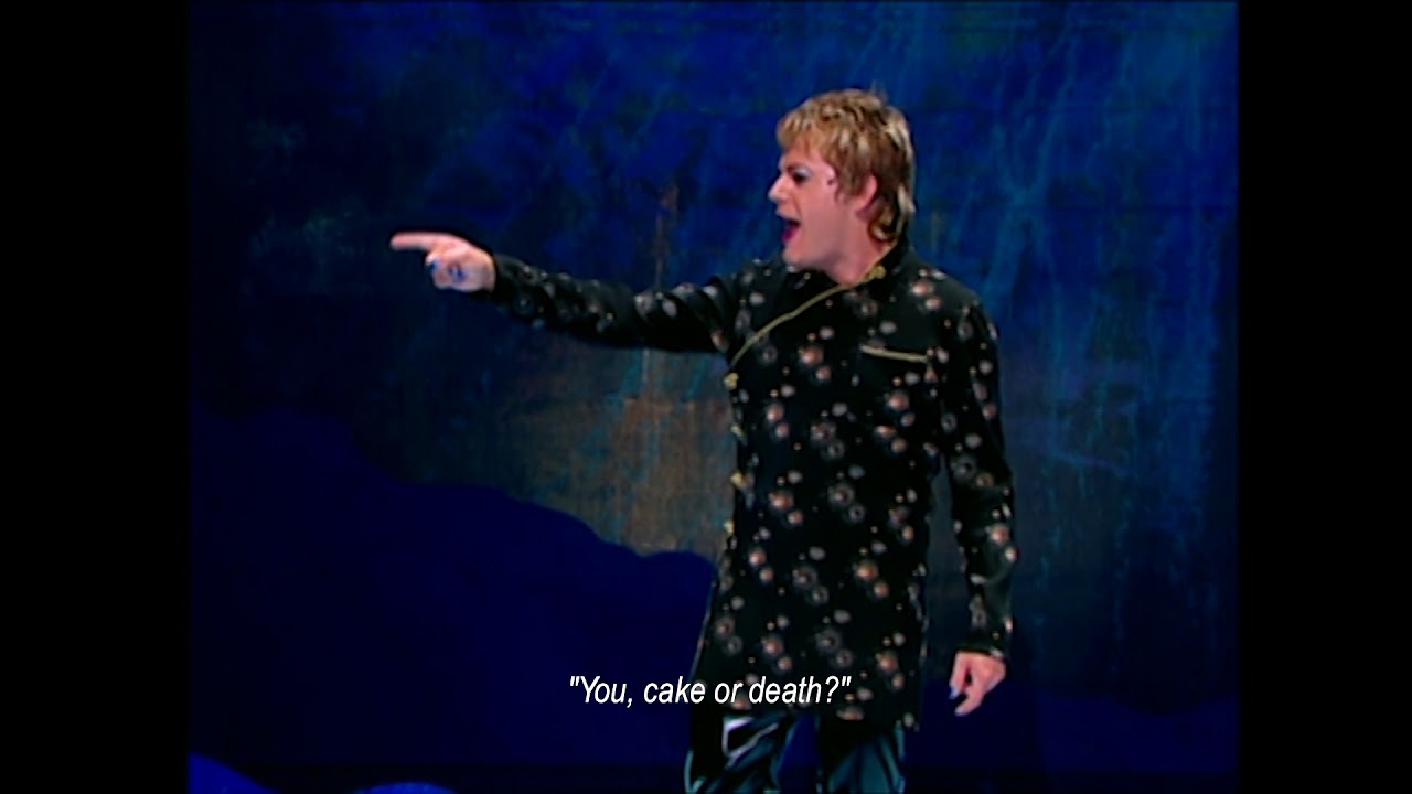 EDDIE IZZARD -  DRESS TO KILL - CAKE OR DEATH
