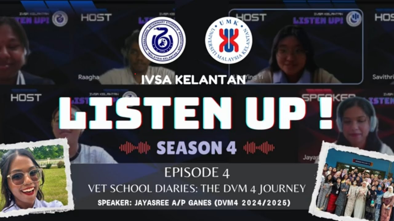 IVSA Kelantan Podcast S4E4: Life of a DVM 4 Vet Student at UMK