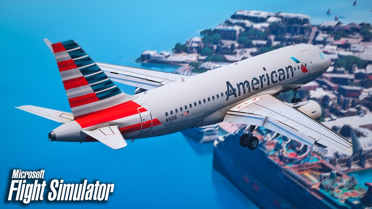 MSFS 2024 | New MK-Studios Key West | Fenix A319 | Miami (KMIA) ✈ Key West (KEYW) | #msfs2024