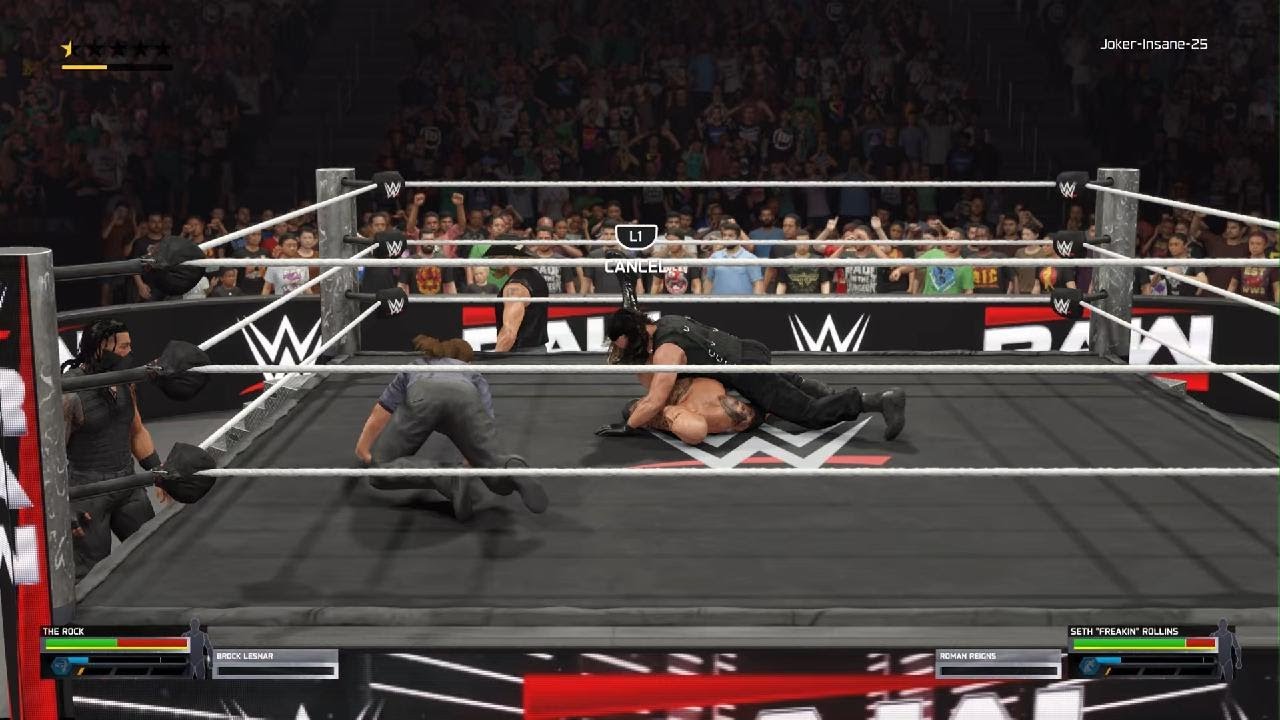 WWE 2K25 The Final boss vs Seth Frecking Rollins Extreme Rules For World heavyweight championship