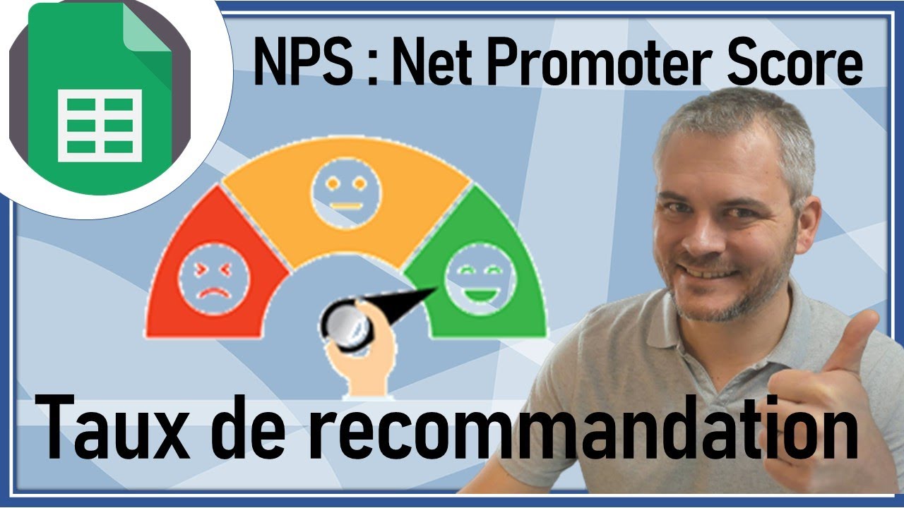 💥SHEETS💥 Comment calculer un taux de recommandation NET PROMOTER SCORE
