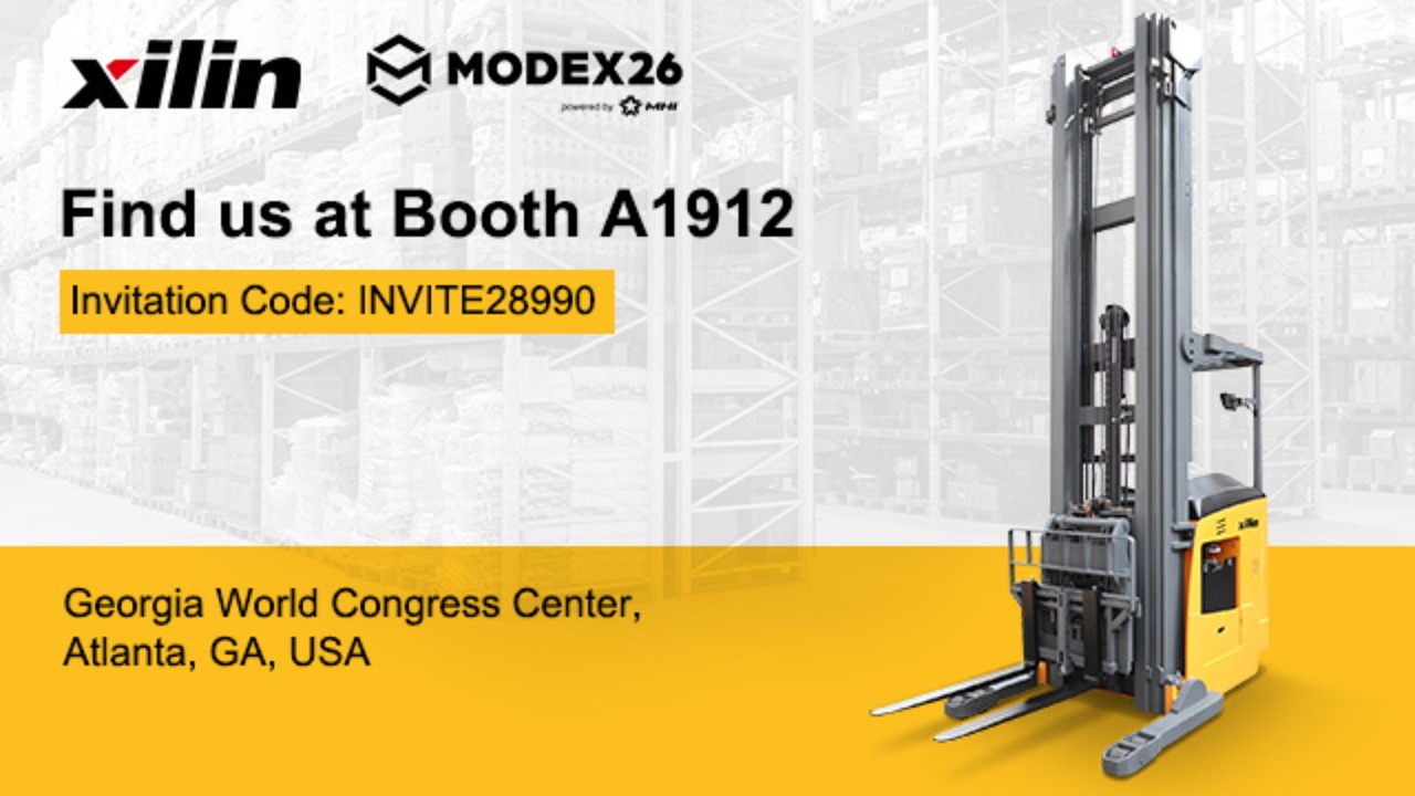 Xilin Reach Truck | MODEX 2026 | Booth A1912  #materialhandling #xilin #construction #atlanta