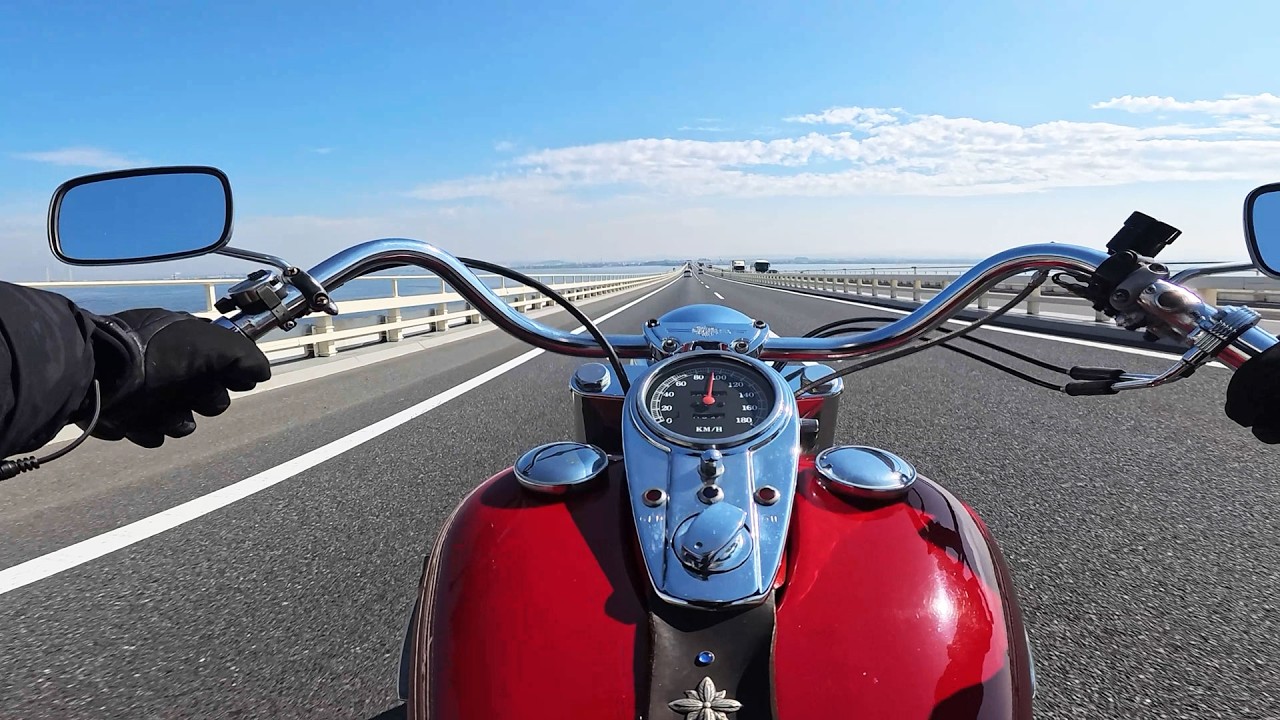 Harley Davidson Evo Midday Ride Pure Engine Sound Tokyo Chiba