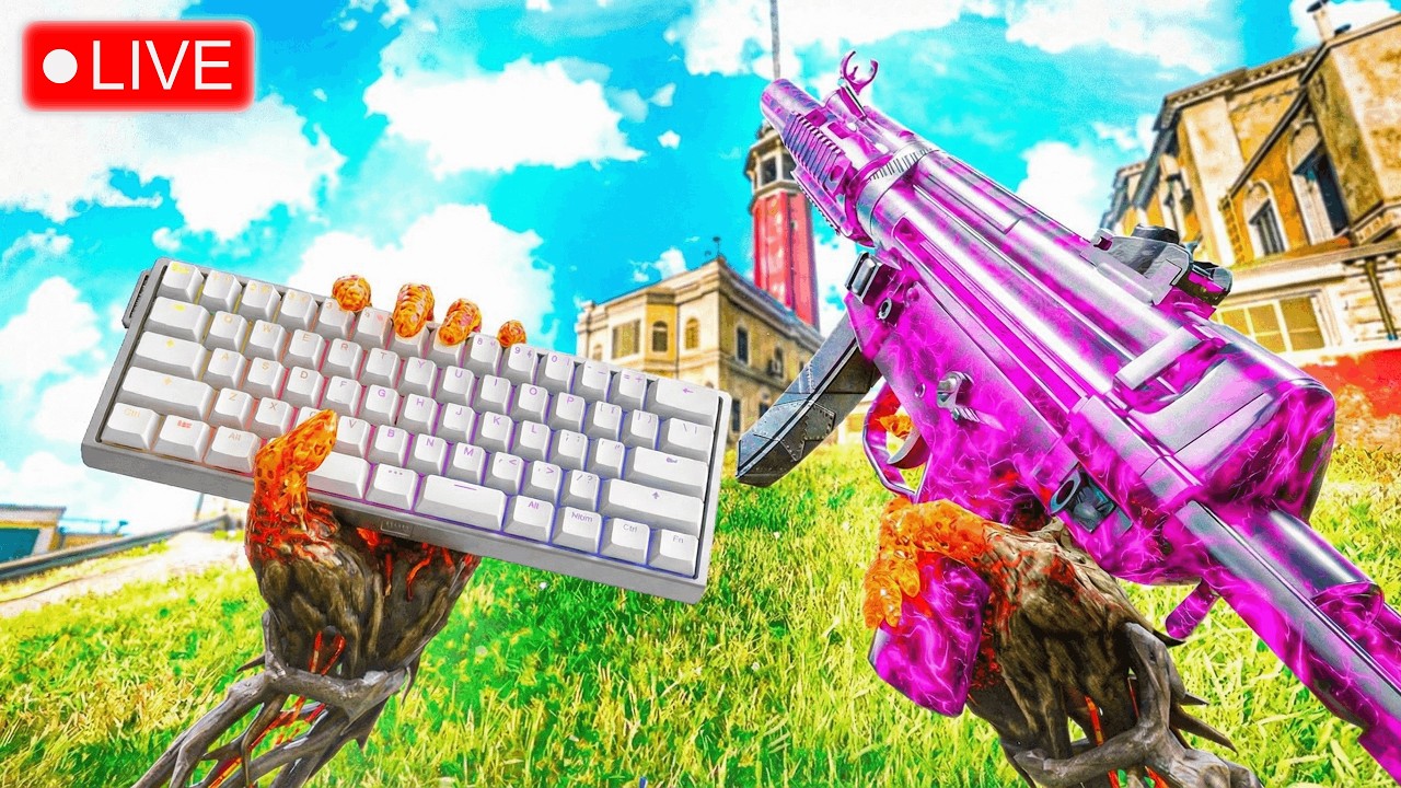 🔴#1 Keyboard Warzone POV + playing with viewers!