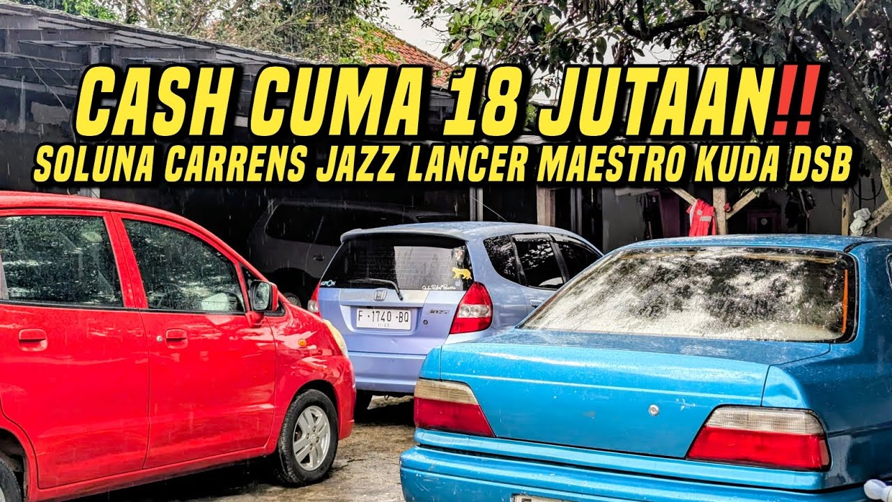 Lapak rumahan jual mobil bekas cuma 18 jutaan❗️murah banget ya Jazz Accord soluna lancer murah nih