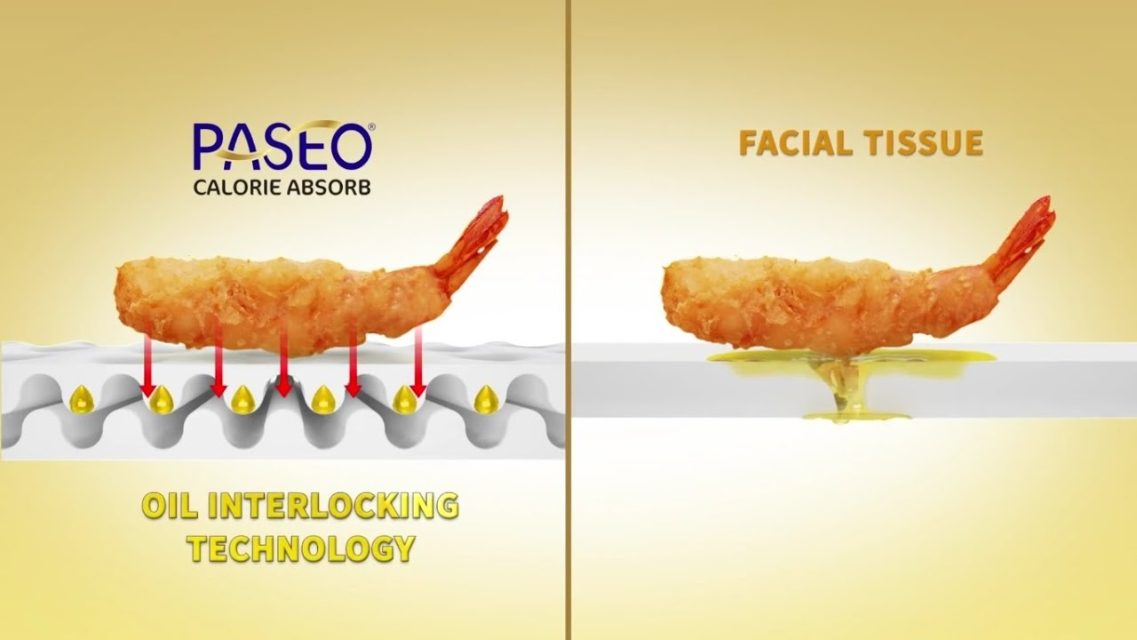 [TVC] Iklan Tisu Paseo Udang Calorie Absorb - Menyerap Minyak Tanpa Kekhawatiran (2020)