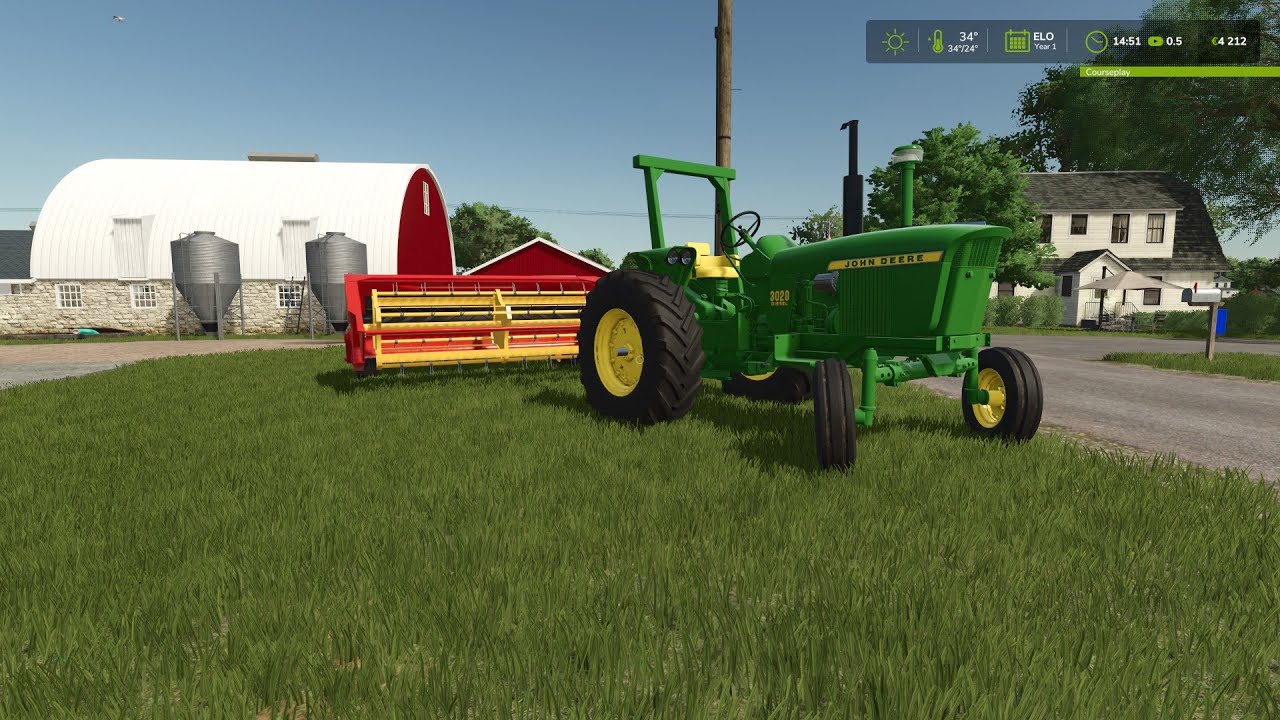 fs 25 niittoa (nopeutettu ja musiikkia)