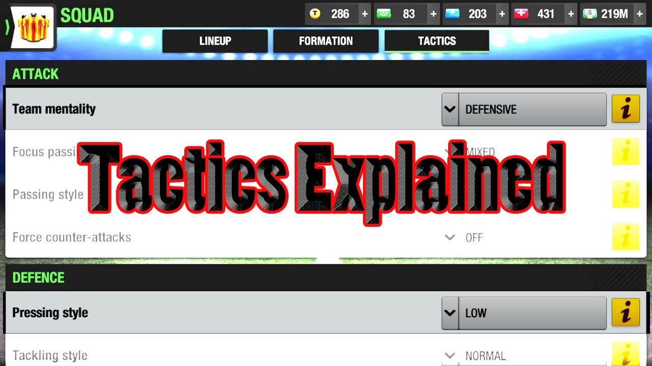 Tactics Explained-Top ElevenMentalityPressing-Tactics Series