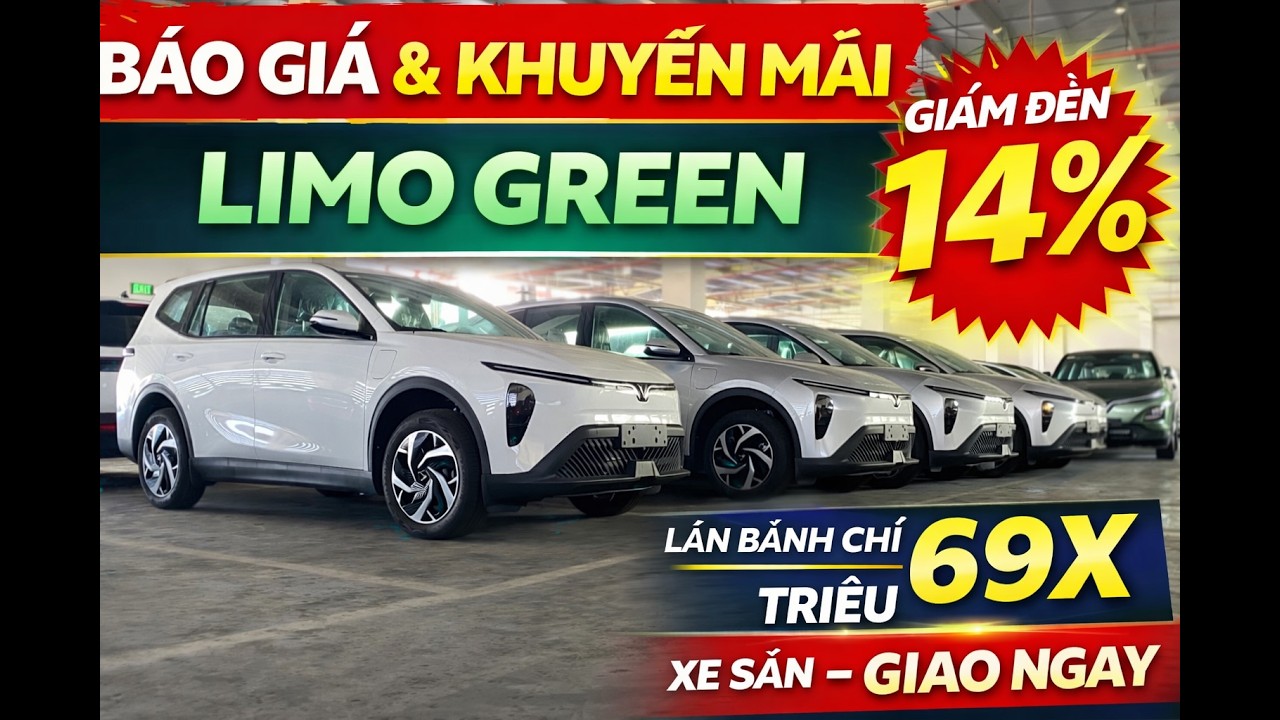✅Cập Nhật Báo Giá VinFast Limo Green Giữa Tháng 3 | Tổng Giảm Đến 14% – Lăn Bánh Chỉ 69x Triệu!
