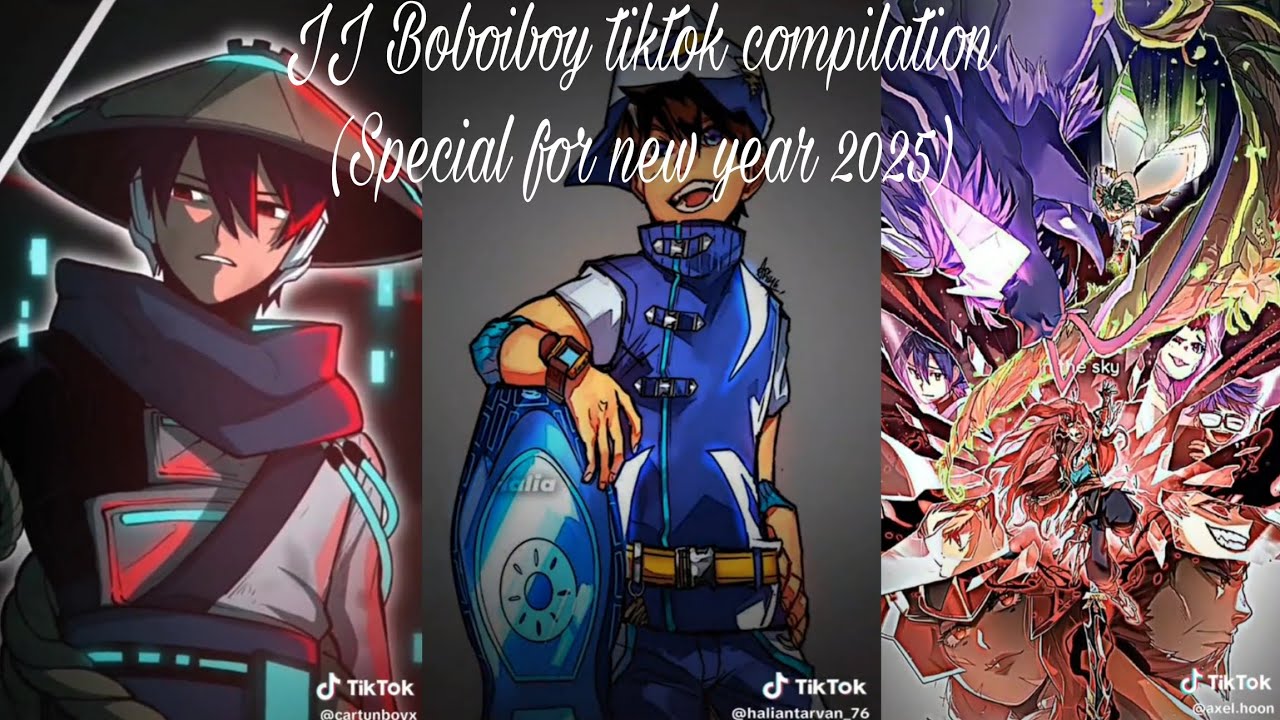 JJ BOBOIBOY TIKTOK COMPILATION (SPECIAL FOR NEW YEAR 2025) 😊😊