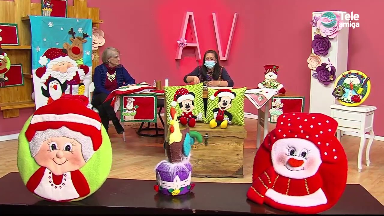 Aprenda y Venda - Arreglo Navideño Puerta Principal