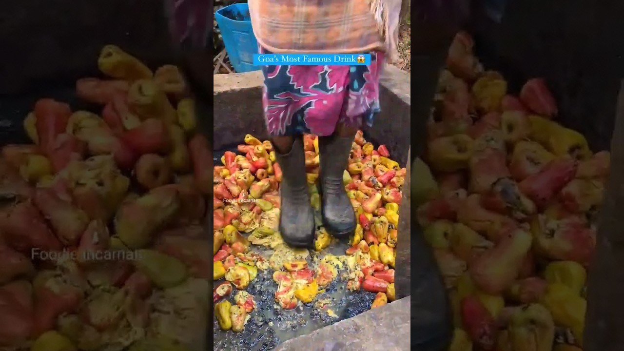 Unique Cashew Drink 'Feni' of Goa😱#shorts #viral #shortsfeed #youtubeshorts #trending