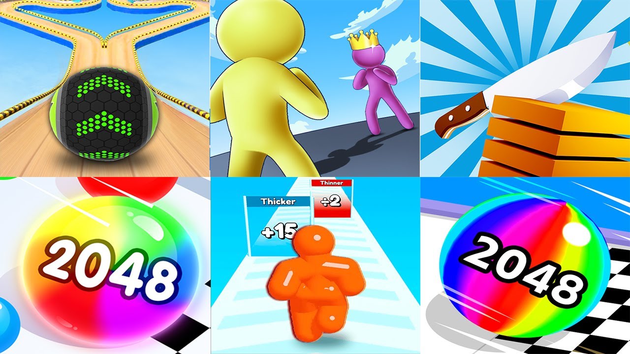 Going Balls, Sky Rolling Balls, Race Master 3D, AZ Run, Slice it All, Tall Man Run 2507202326