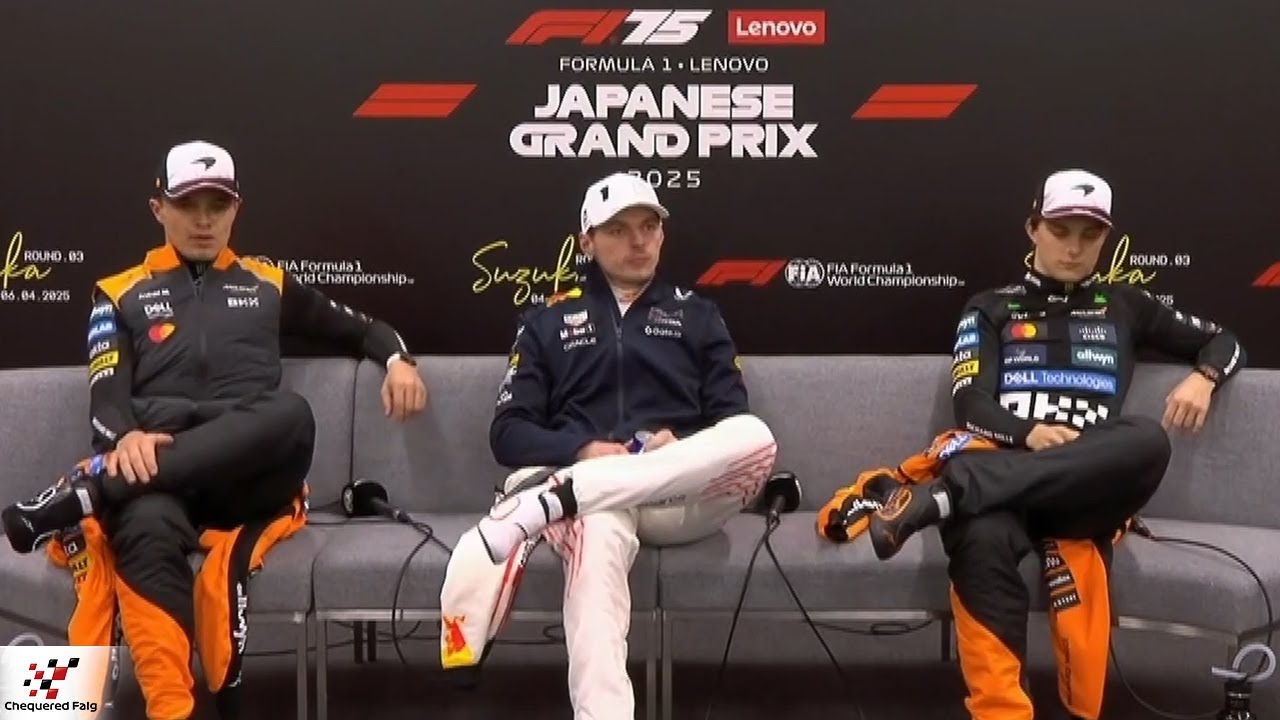 Post Race Press Conference Japanese Grand Prix 2025 | Verstappen, Norris, Piastri