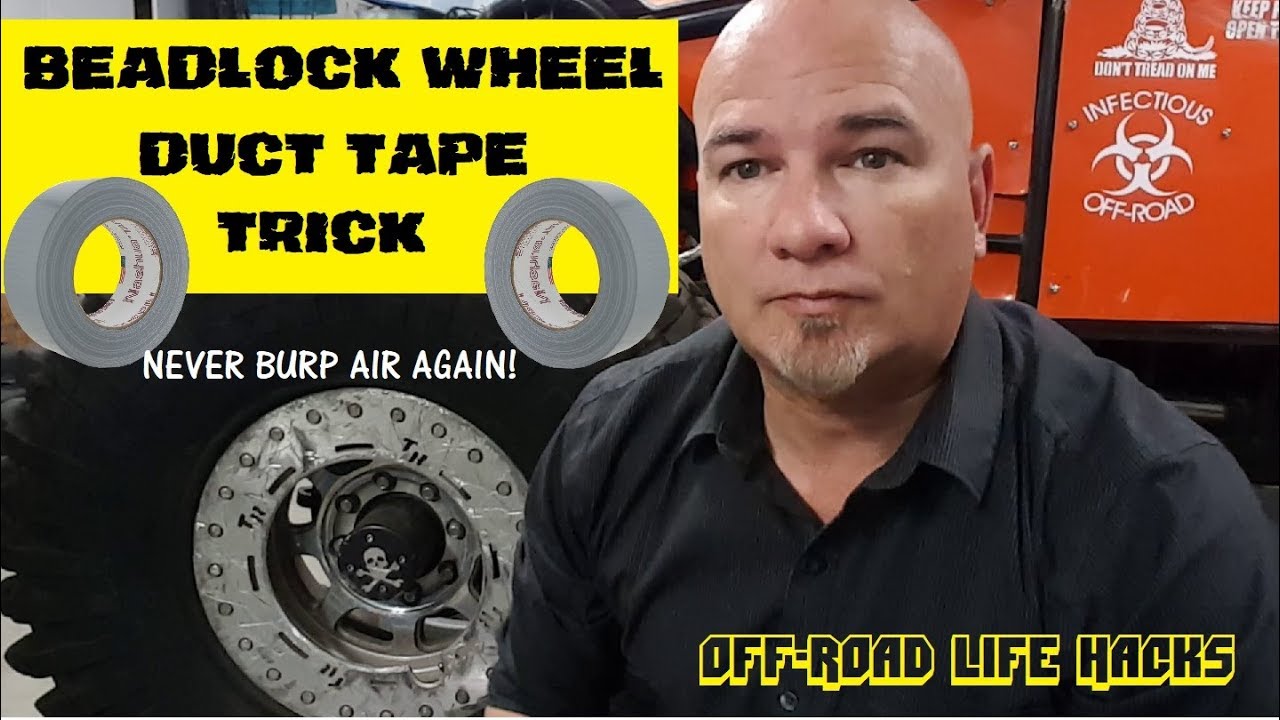 Трюк с изолентой для колеса Beadlock