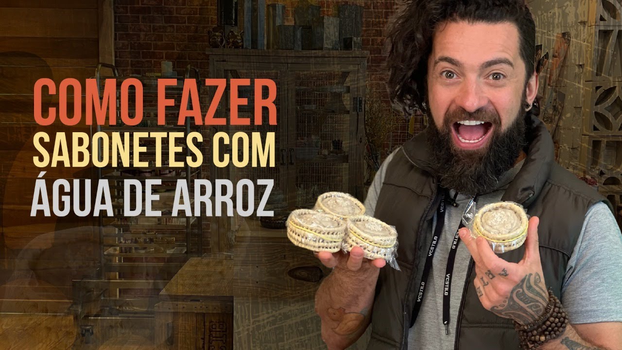 Rejuvenesça sua pele com sabonete de arroz