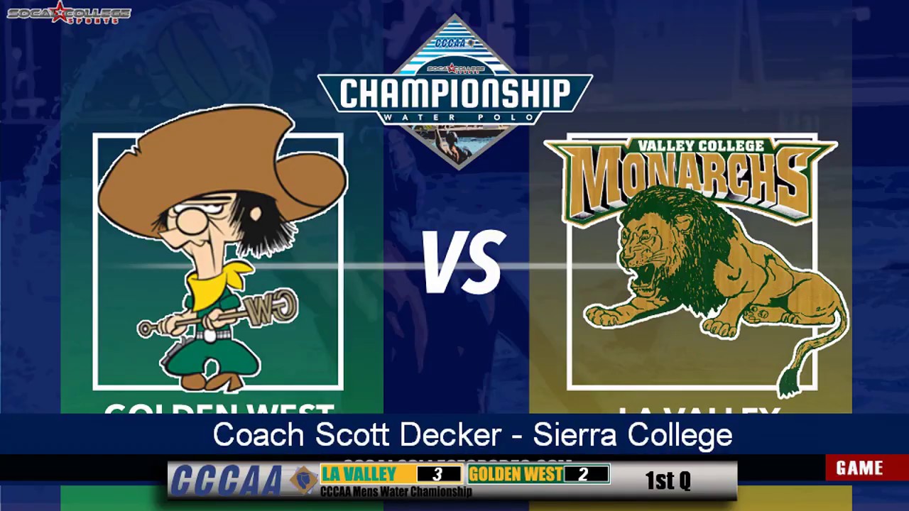 CCCAA Men's Water Polo Final: Golden West vs LA Valley - 11/17/18 - 10:30am