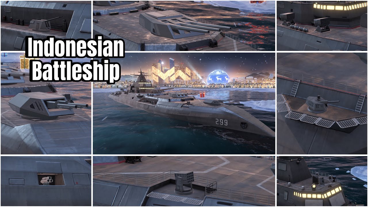Modern Warships Indonesian bundle battleship KRI Nusantara review