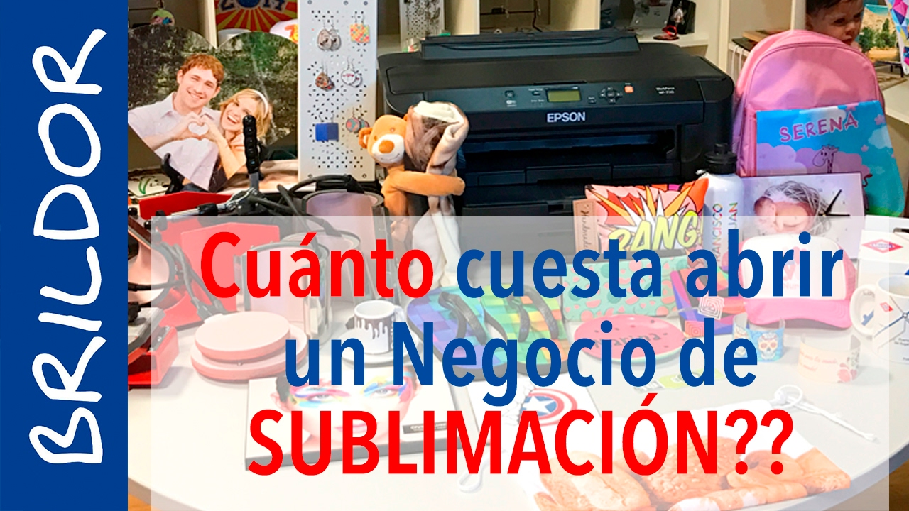 CUÁNTO cuesta iniciar un NEGOCIO de SUBLIMACIÓN