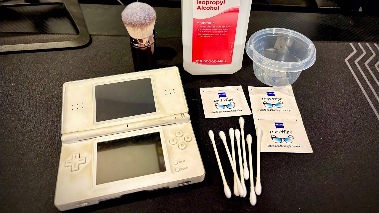 Whispered ASMR | Nintendo DS Cleaning (Relaxing Sounds) 😴