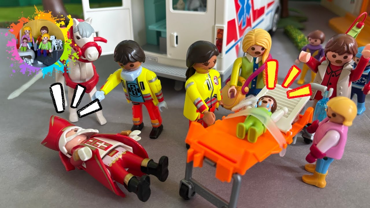 Playmobil Familie Schmidt – Aufregung beim Laternenfest 🕯️ Zum Glück kommt schnell Hilfe! 🚑