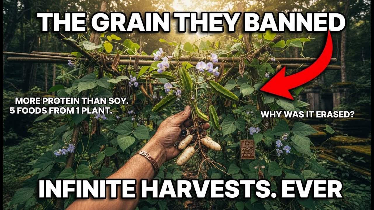 More Protein Than Soy, Grows Its Own Fertilizer, Erased Since 1975 |This Plant Threatens Industries