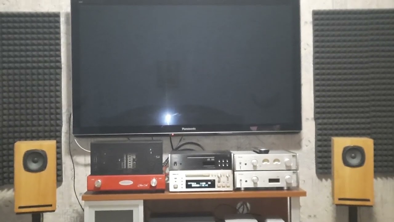 Тест широкополосной акустики Bayma 4FR40. Усилитель однотактник от Fezzaudio mira seti 2A3.Teac500i