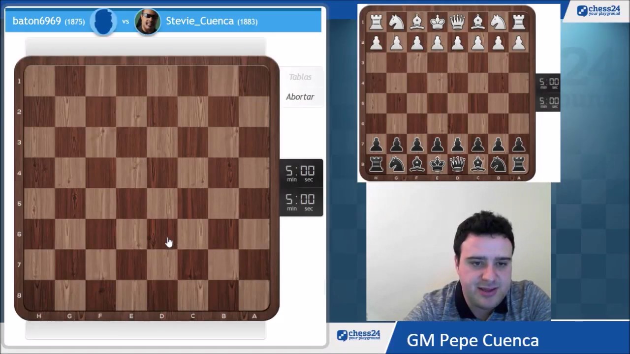 Blindfold Banter Blitz on chess 24