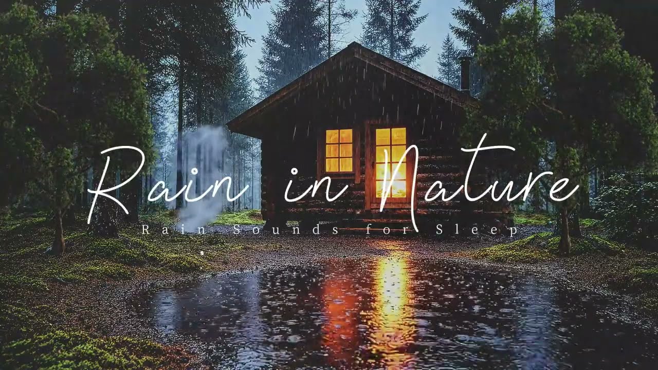 Rain Sound for Sleep | Continuous Rainfall for Deep Rest | Midnight Rain Sounds | Sleep Ambience