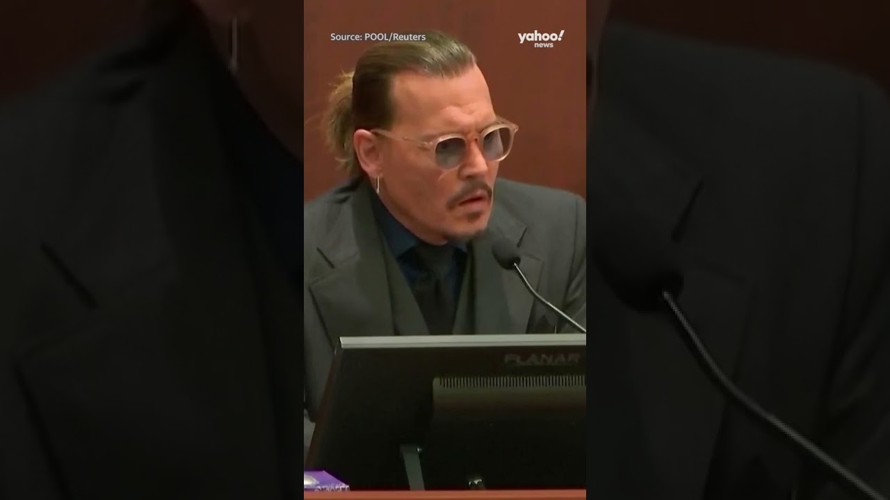 Johnny Depp describes taking drugs with Marilyn Manson | #shorts #yahooaustralia
